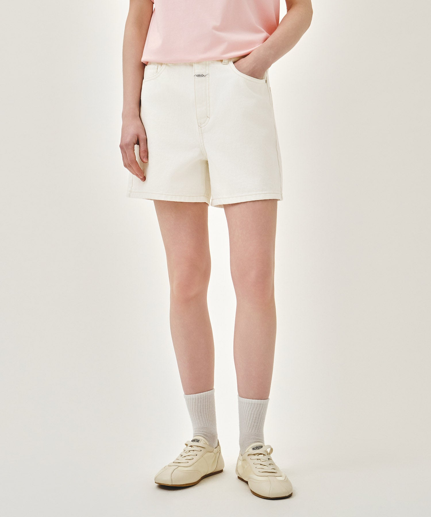 Marithe & Francois Girbaud - Denim Shorts (Ecru) product image 4 | TRAB K-Fashion Australia