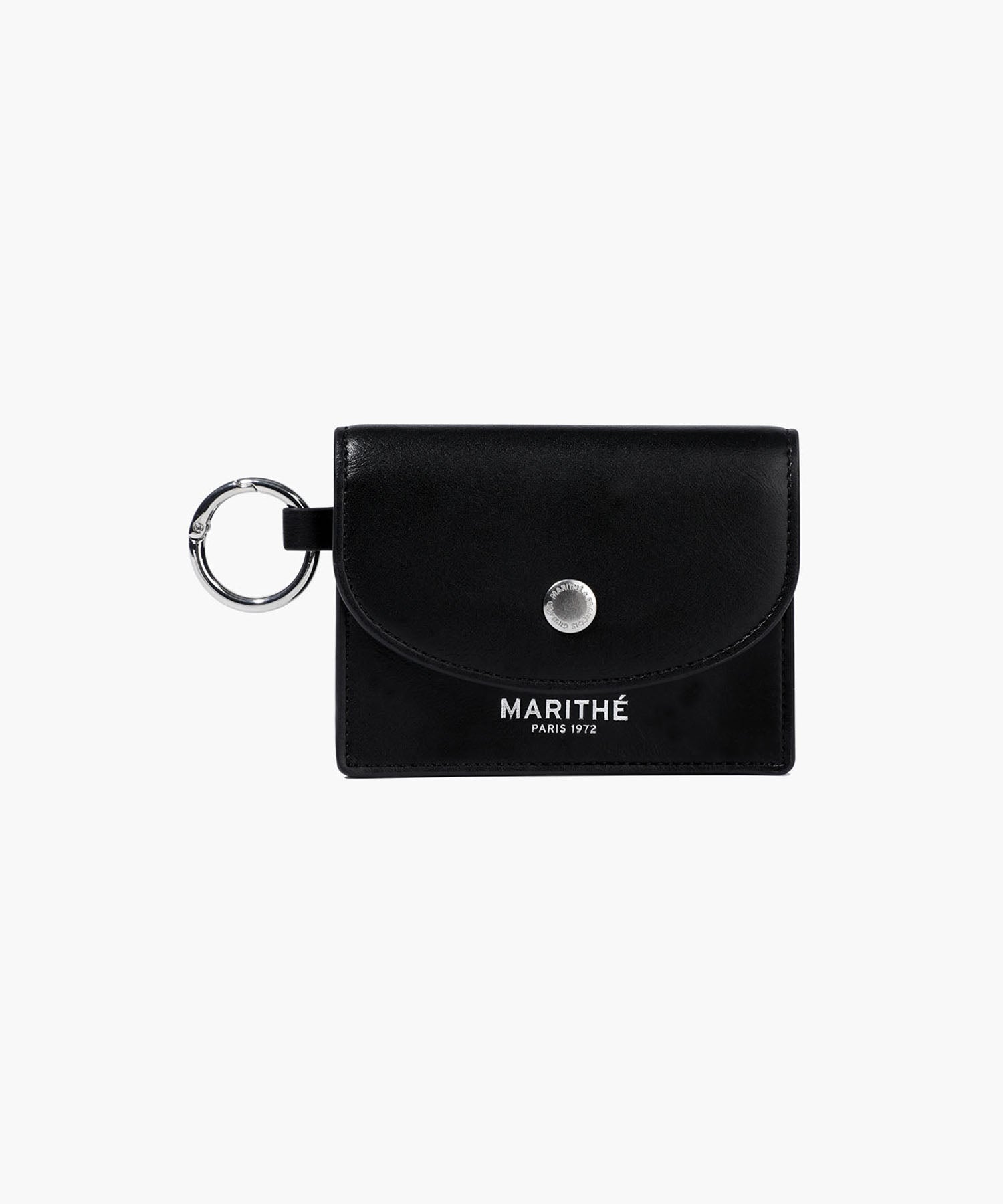 Marithe & Francois Girbaud - Regular Logo Keyring Wallet (Black) product image 1 | TRAB K-Fashion Australia