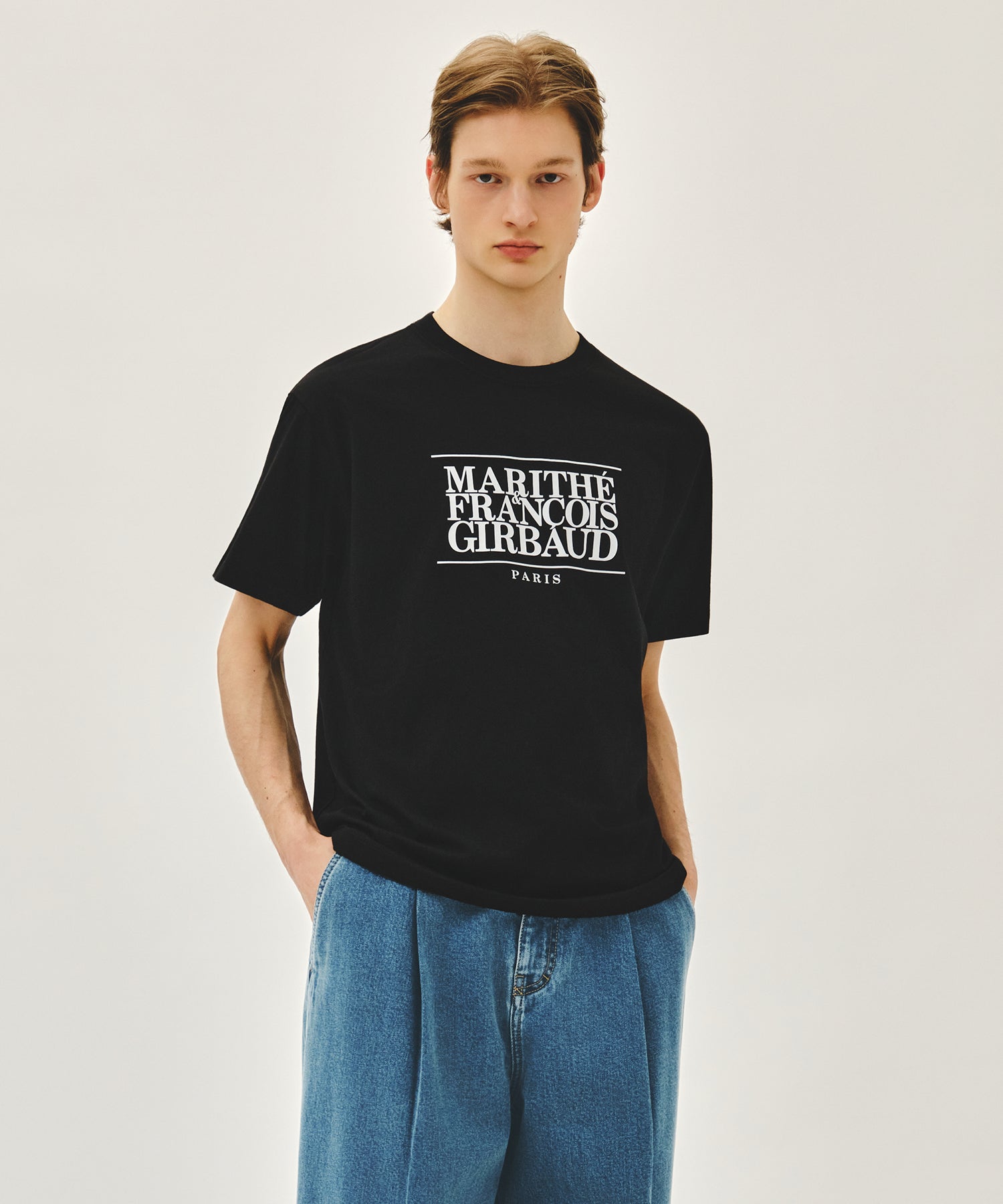 Marithe & Francois Girbaud - Classic Logo Tee (Black) product image 1 | TRAB K-Fashion Australia