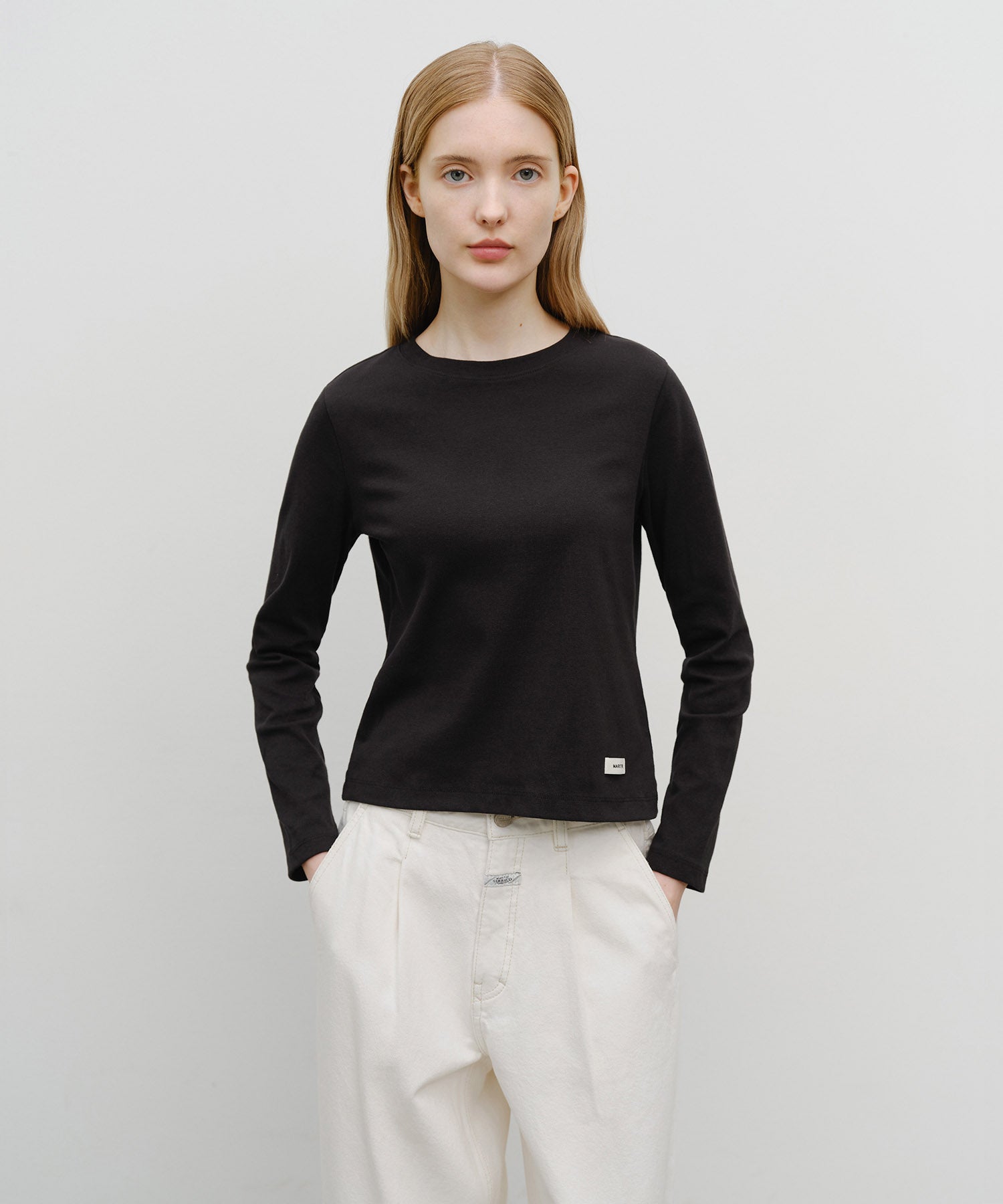 Marithe & Francois Girbaud - Basic Long Sleeve (Black) product image 1 | TRAB K-Fashion Australia
