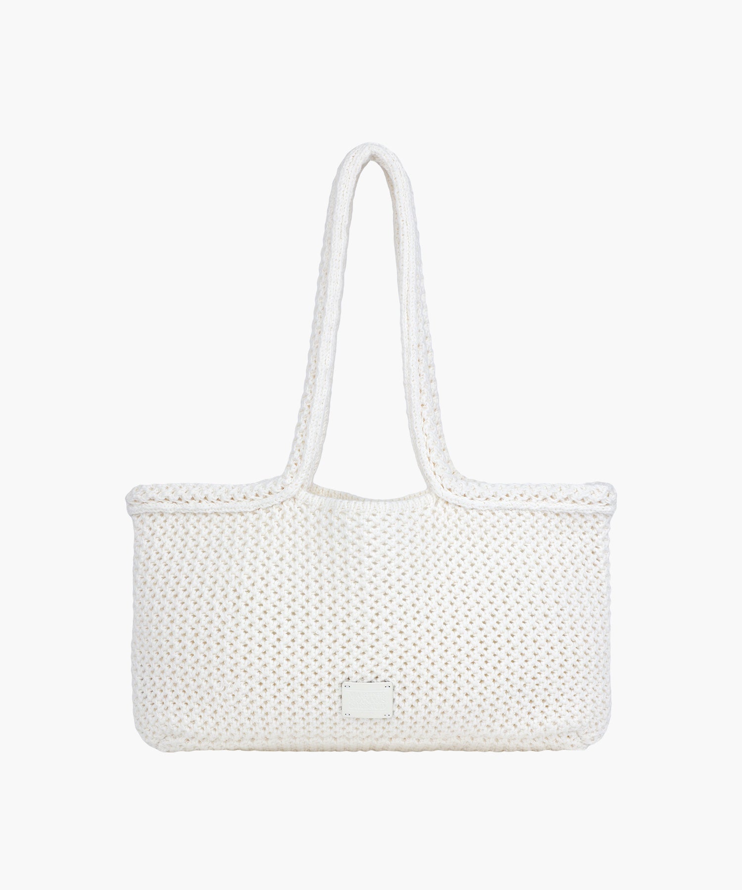 Marithe & Francois Girbaud - Classic Logo Net Shoulder Bag (Ivory) product image 1 | TRAB K-Fashion Australia