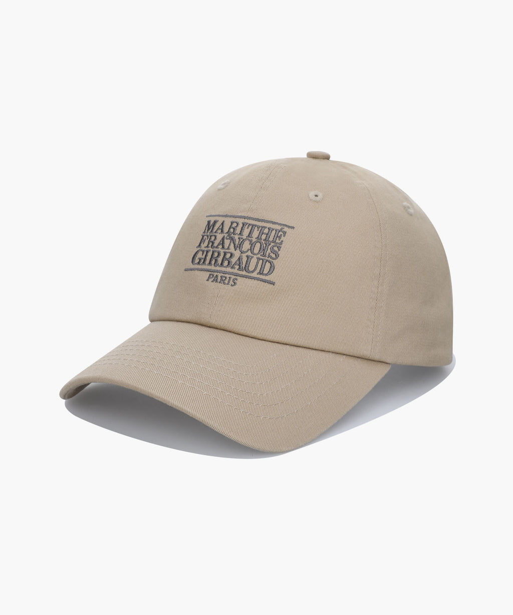 Marithe & Francois Girbaud - Small Classic Logo Cap (Dark Beige) product image 1 | TRAB K-Fashion Australia