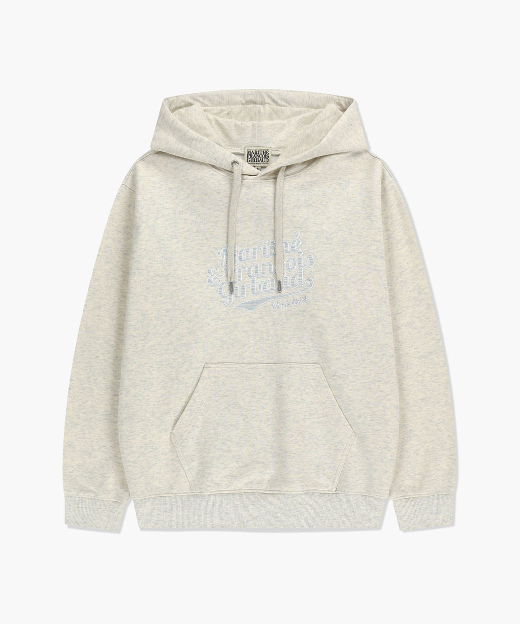 Marithe & Francois Girbaud - Vintage Logo Hoodie (brushed) (Oatmeal) product image 1 | TRAB K-Fashion Australia