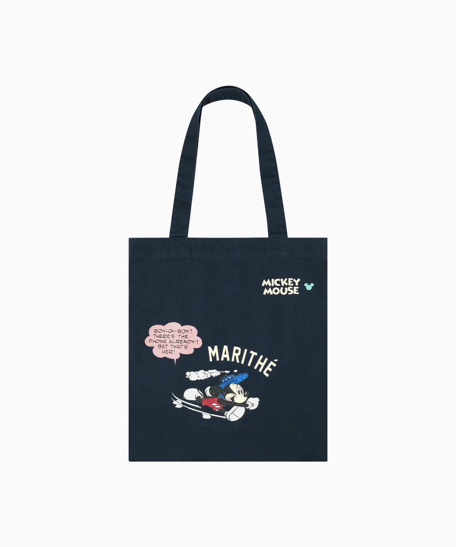 Marithe & Francois Girbaud - Mickey_comic Eco Bag (Navy) product image 1 | TRAB K-Fashion Australia