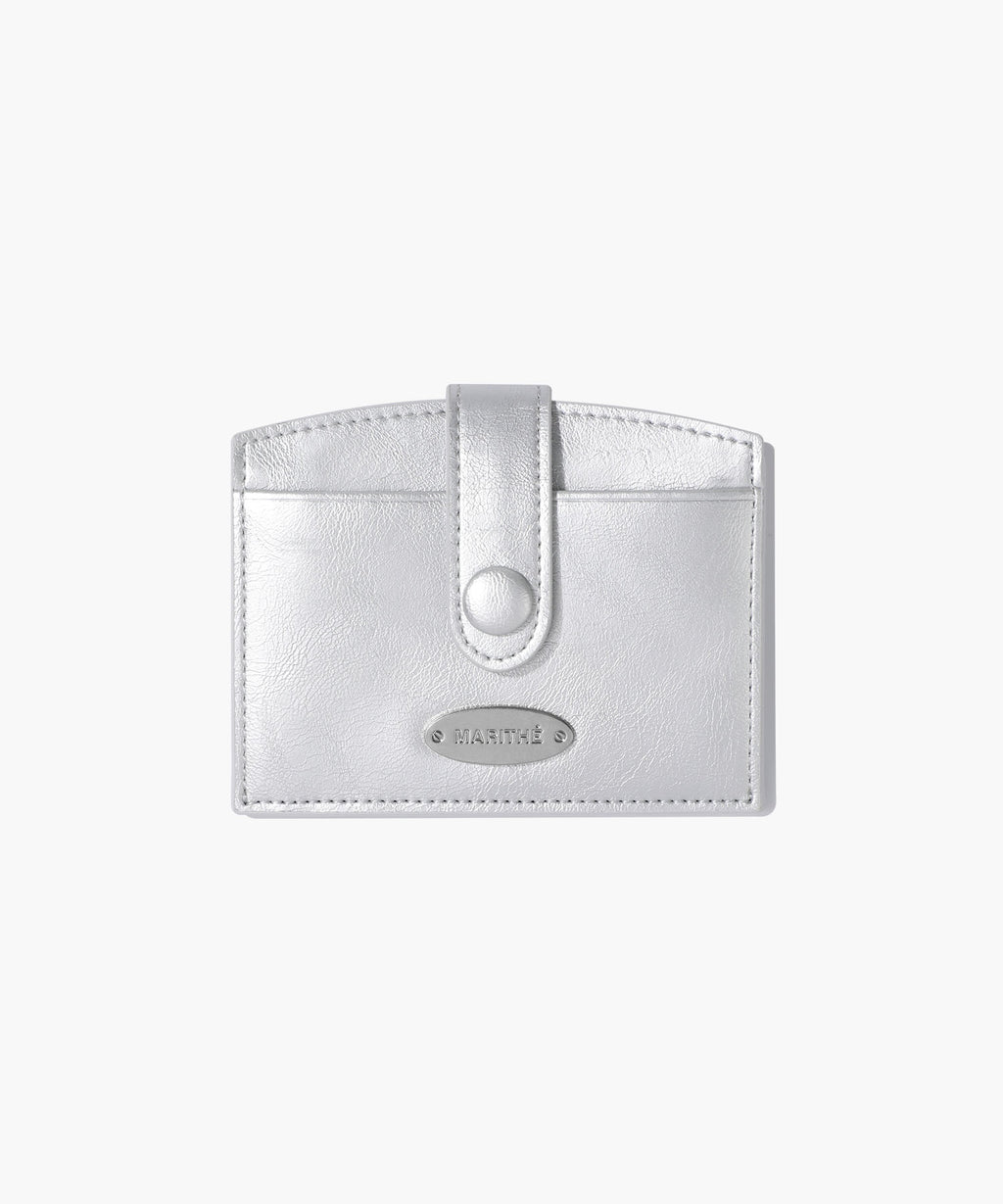 Marithe & Francois Girbaud - Regular Logo Strap Wallet (Silver) product image 1 | TRAB K-Fashion Australia
