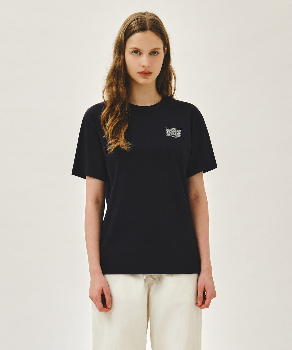 Marithe & Francois Girbaud - Doodle Bear Tee (Navy) product image 1 | TRAB K-Fashion Australia