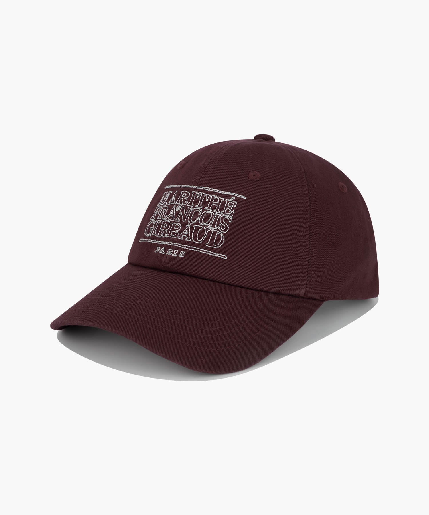 Marithe & Francois Girbaud - Doodle Classic Logo Covered Cap (Burgundy) product image 1 | TRAB K-Fashion Australia