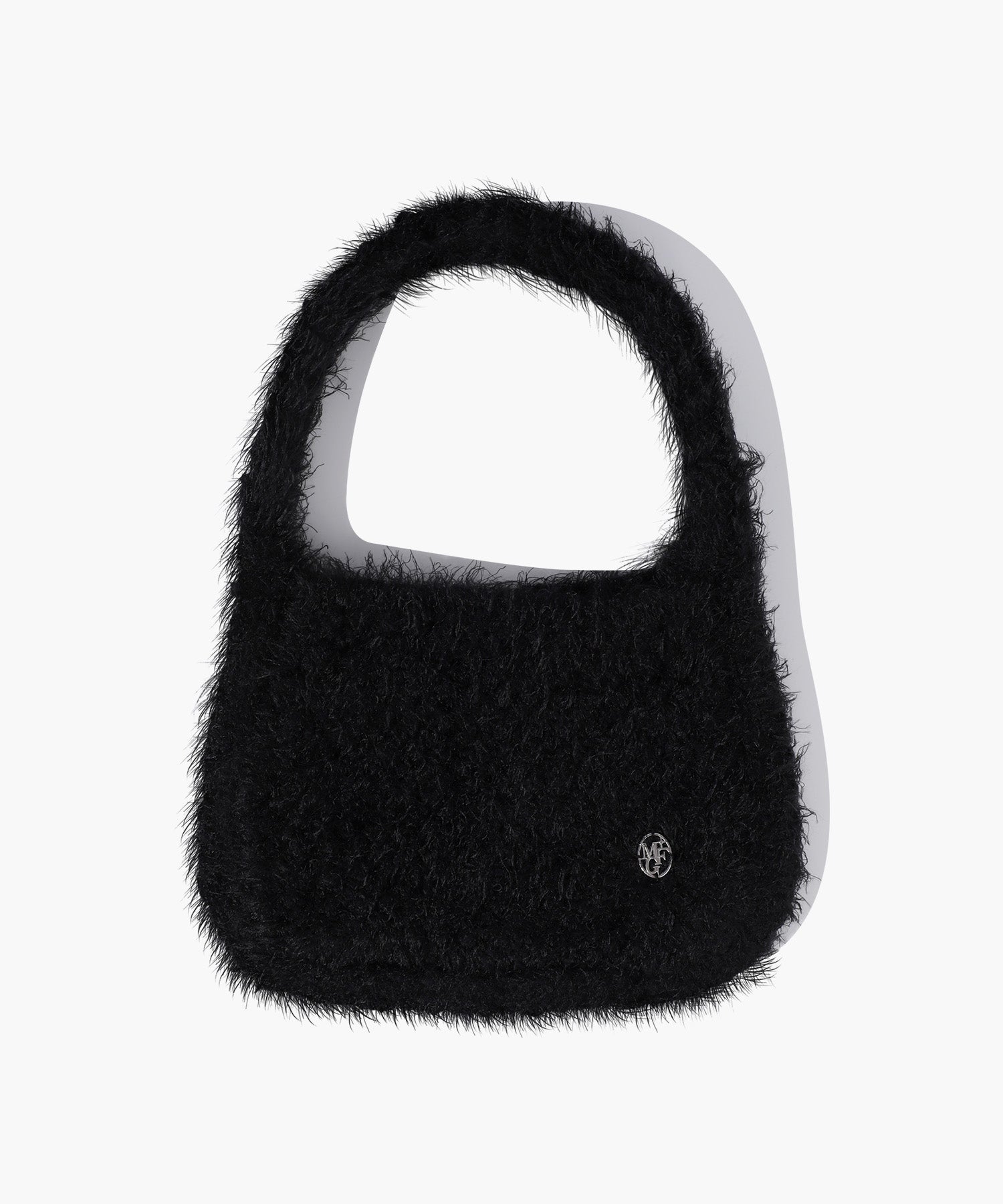 Marithe & Francois Girbaud - Circle Logo Mini Knit Bag (Black) product image 2 | TRAB K-Fashion Australia
