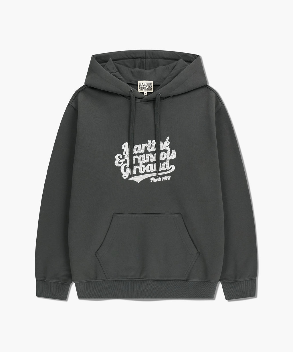 Marithe & Francois Girbaud - Vintage Logo Hoodie (brushed) (Charcoal) product image 1 | TRAB K-Fashion Australia