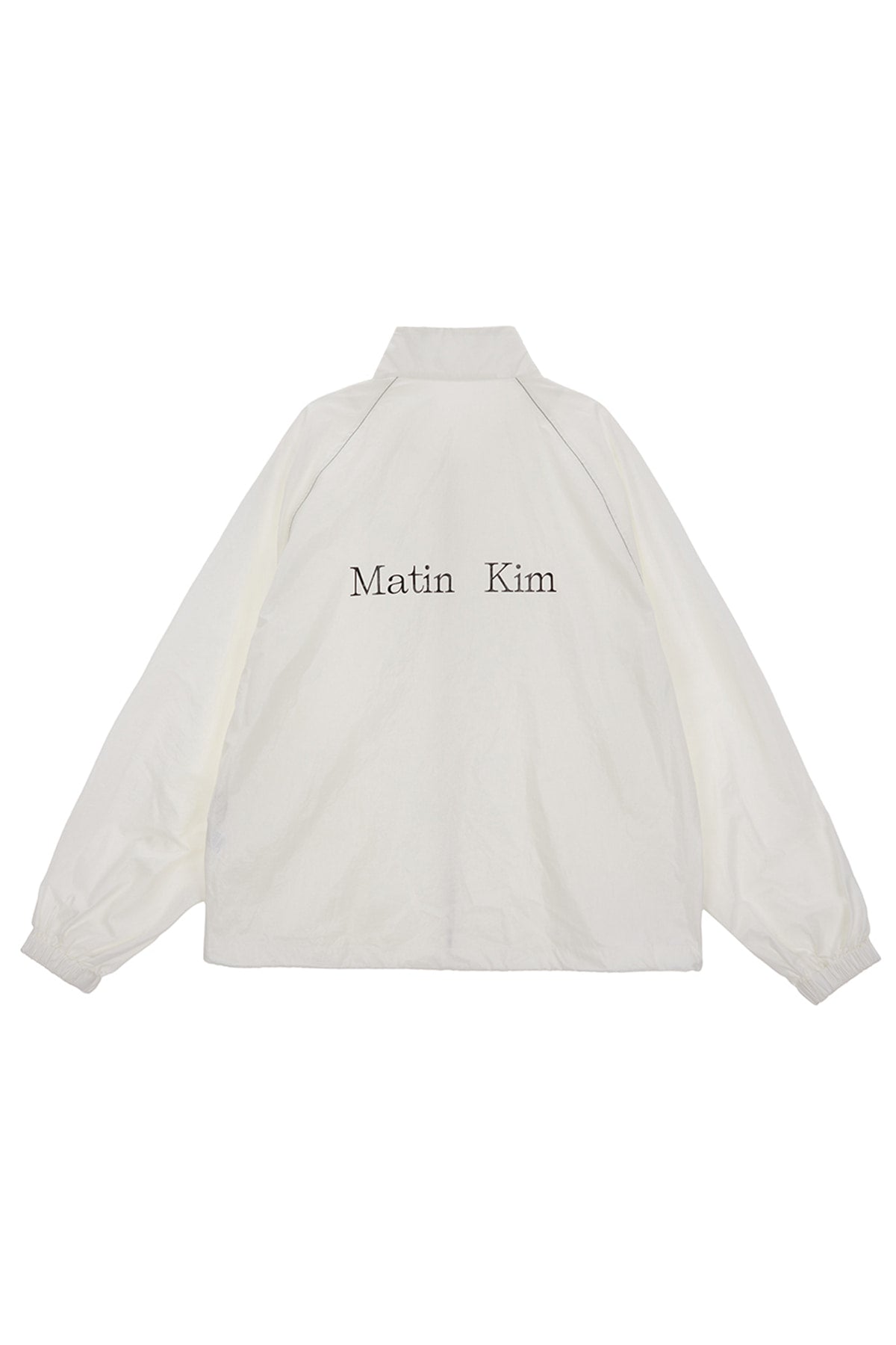 Matin Kim - Matin Kim Logo Coating Jumper (Ivory) product image 2 | TRAB K-Fashion Australia