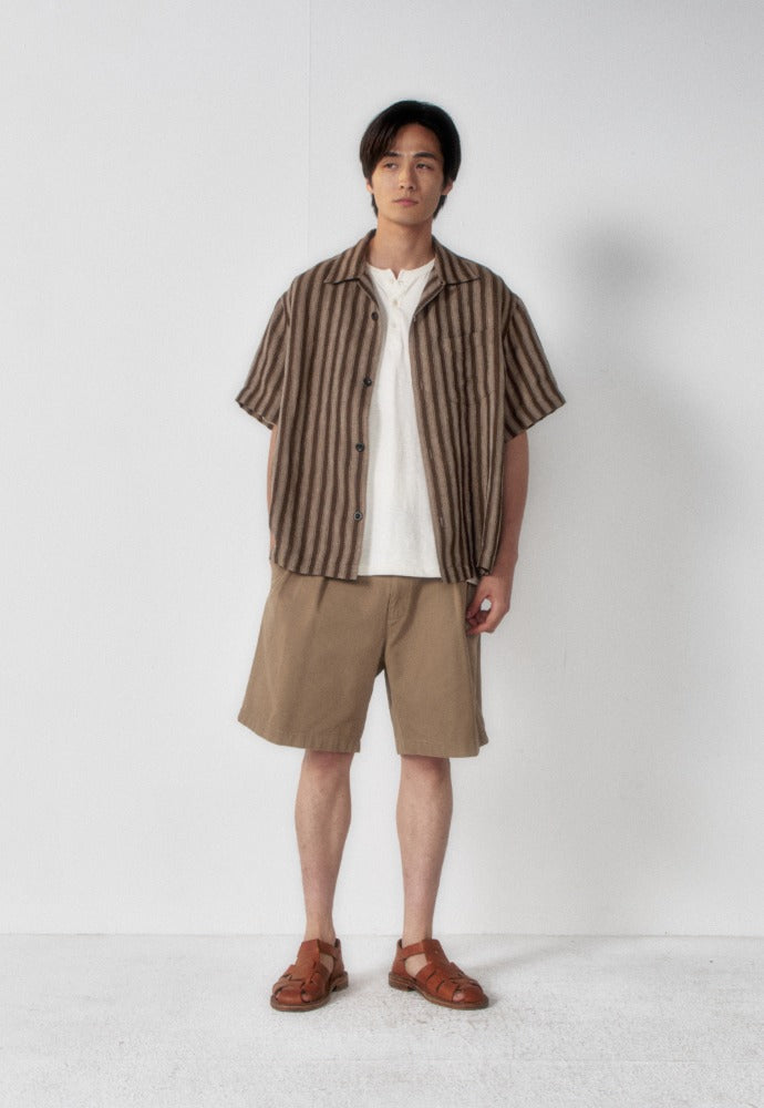 Art if acts - Washed Chino Shorts (Beige) product image 1 | TRAB K-Fashion Australia