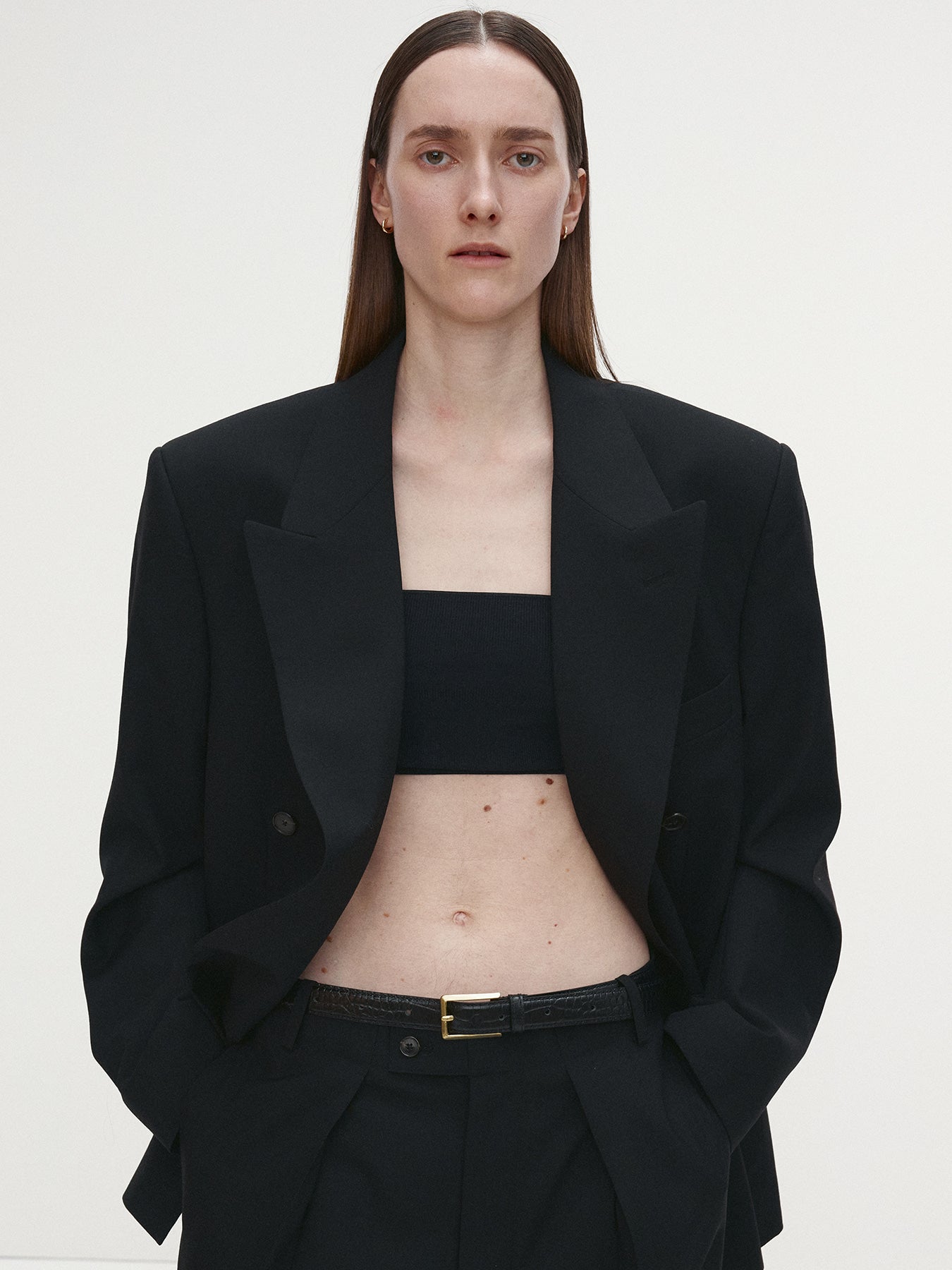 Tonywack - Light Wool Oversized Blazer (Black) product image 2 | TRAB K-Fashion Australia