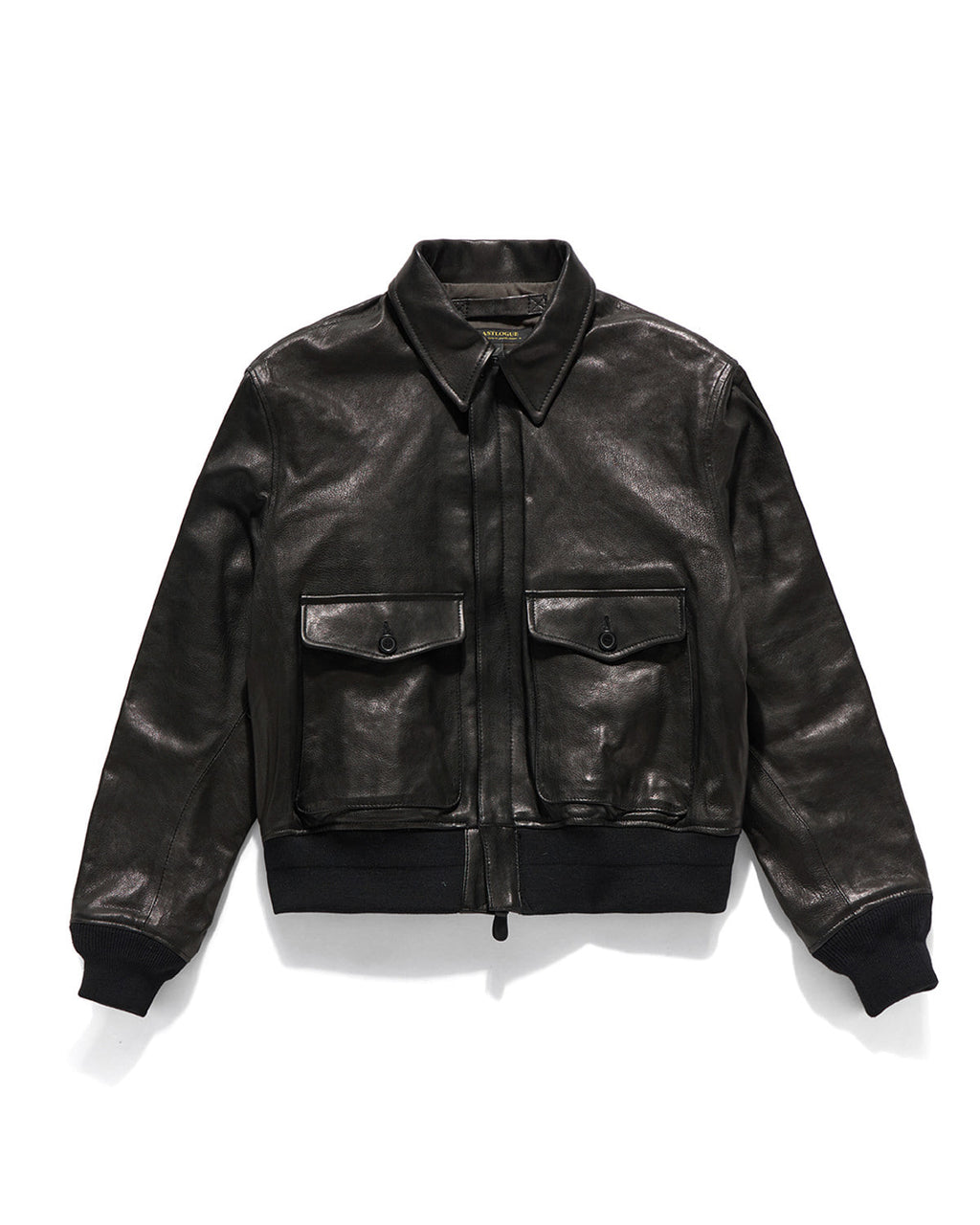 Eastlogue - A-2 Flight Leahter Jacket (Black) product image 3 | TRAB K-Fashion Australia