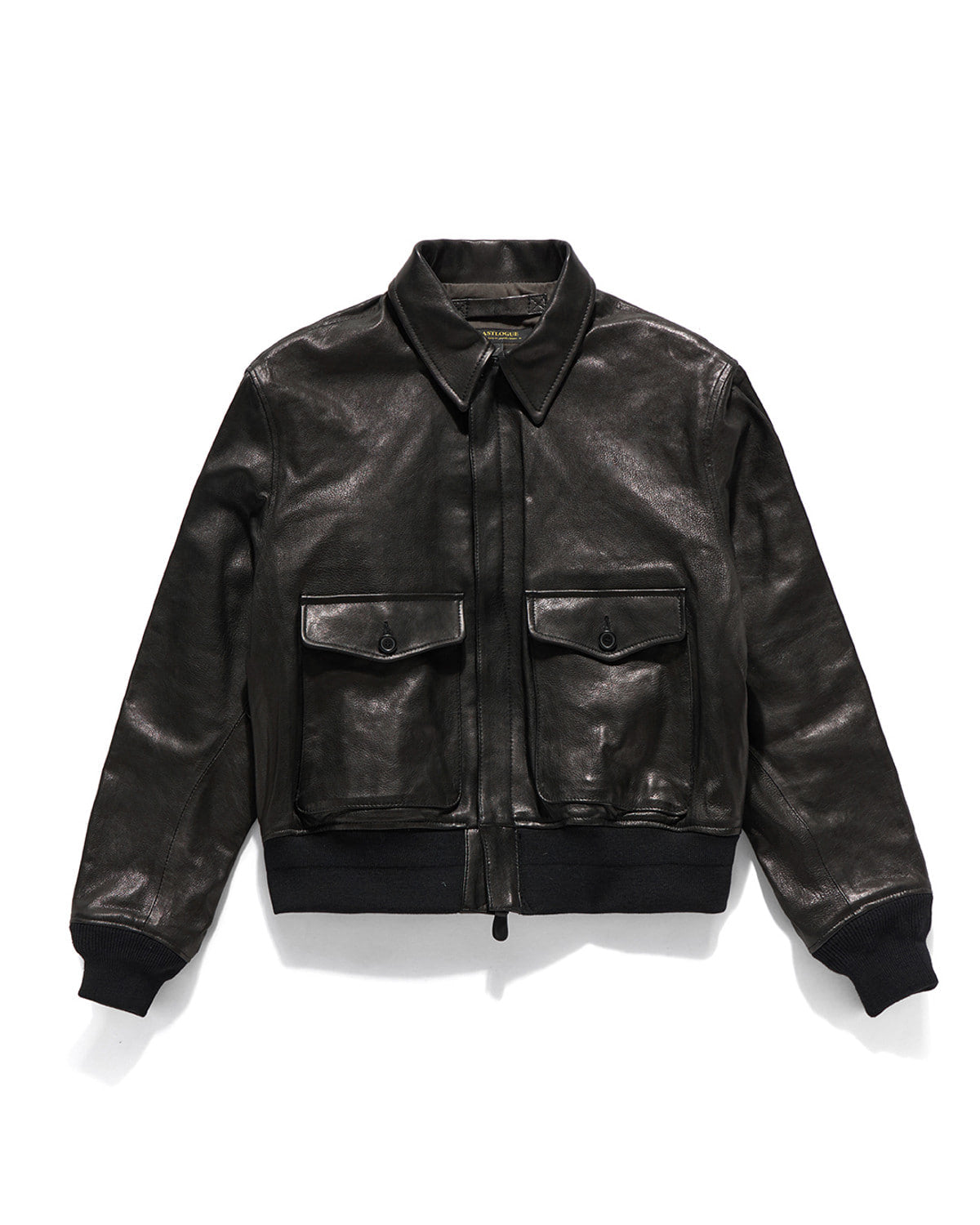Eastlogue - A-2 Flight Leahter Jacket (Black) product image 3 | TRAB K-Fashion Australia