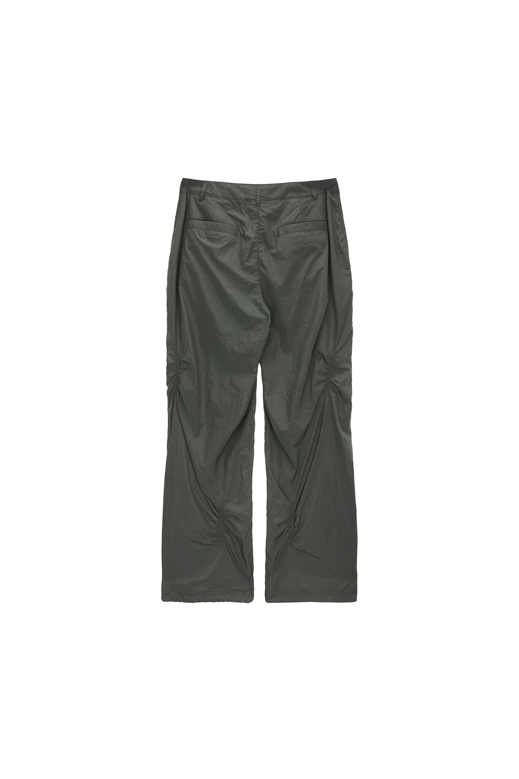 Matin Kim - Shirring Point Nylon Pants (Khaki) product image 2 | TRAB K-Fashion Australia