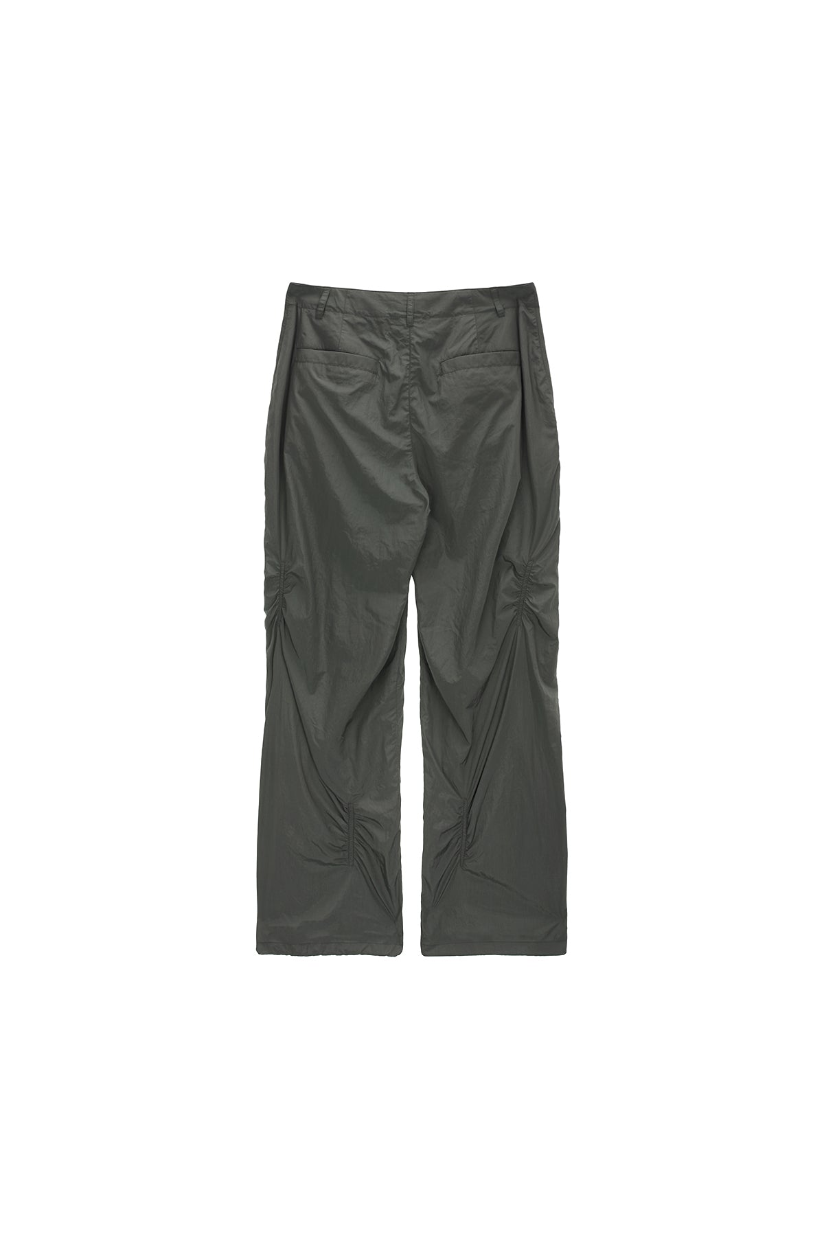 Matin Kim - Shirring Point Nylon Pants (Khaki) product image 2 | TRAB K-Fashion Australia