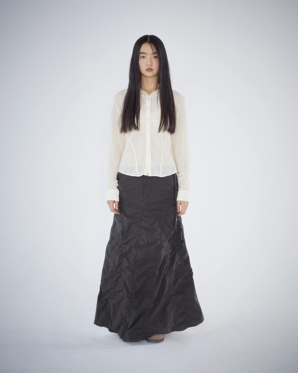 Coyseio - Round Hoodie Shirts (Ivory) product image 12 | TRAB K-Fashion Australia
