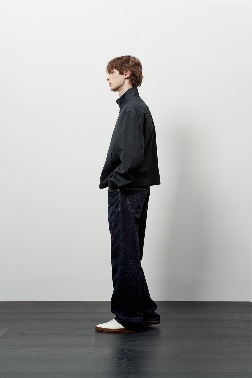 Stu - Husk Straight Indigo Denim Pants (Blue) product image 2 | TRAB K-Fashion Australia