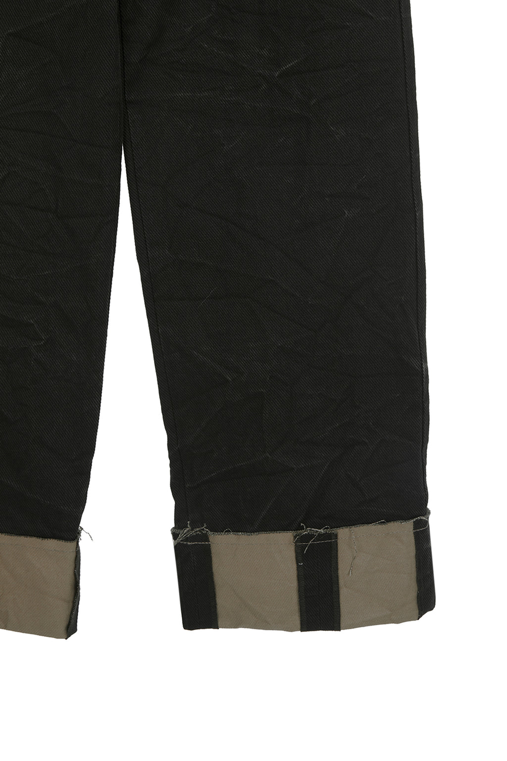 Matin Kim - Pigment Washed Denim Pants (Khaki Brown) product image 4 | TRAB K-Fashion Australia