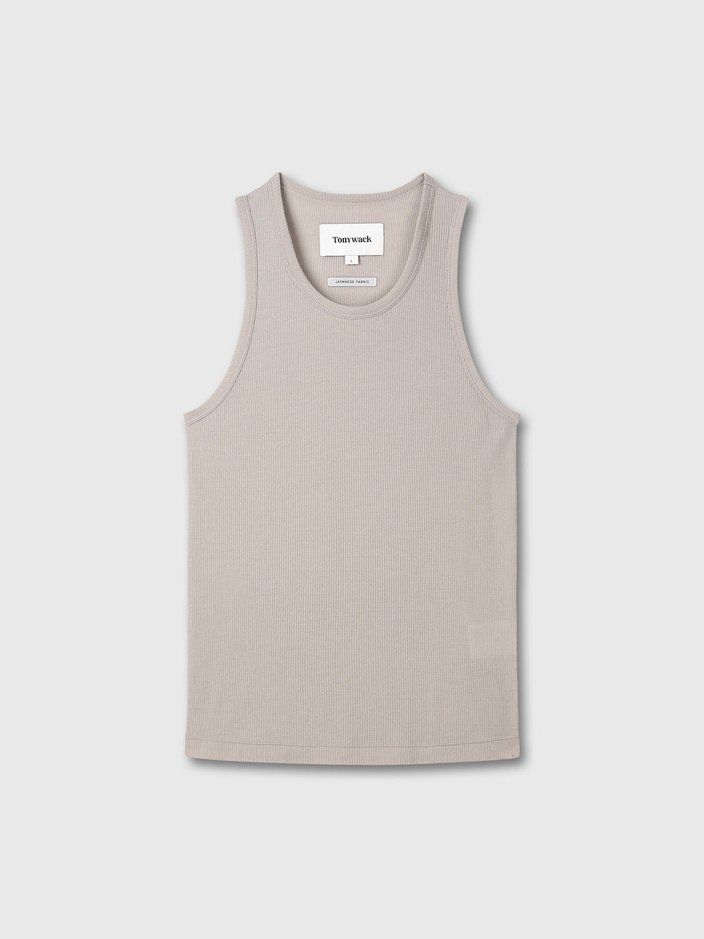 Tonywack - Super Fine Wool Ribbed Sleeveless (Japanese Fabric) (Sand) product image 7 | TRAB K-Fashion Australia