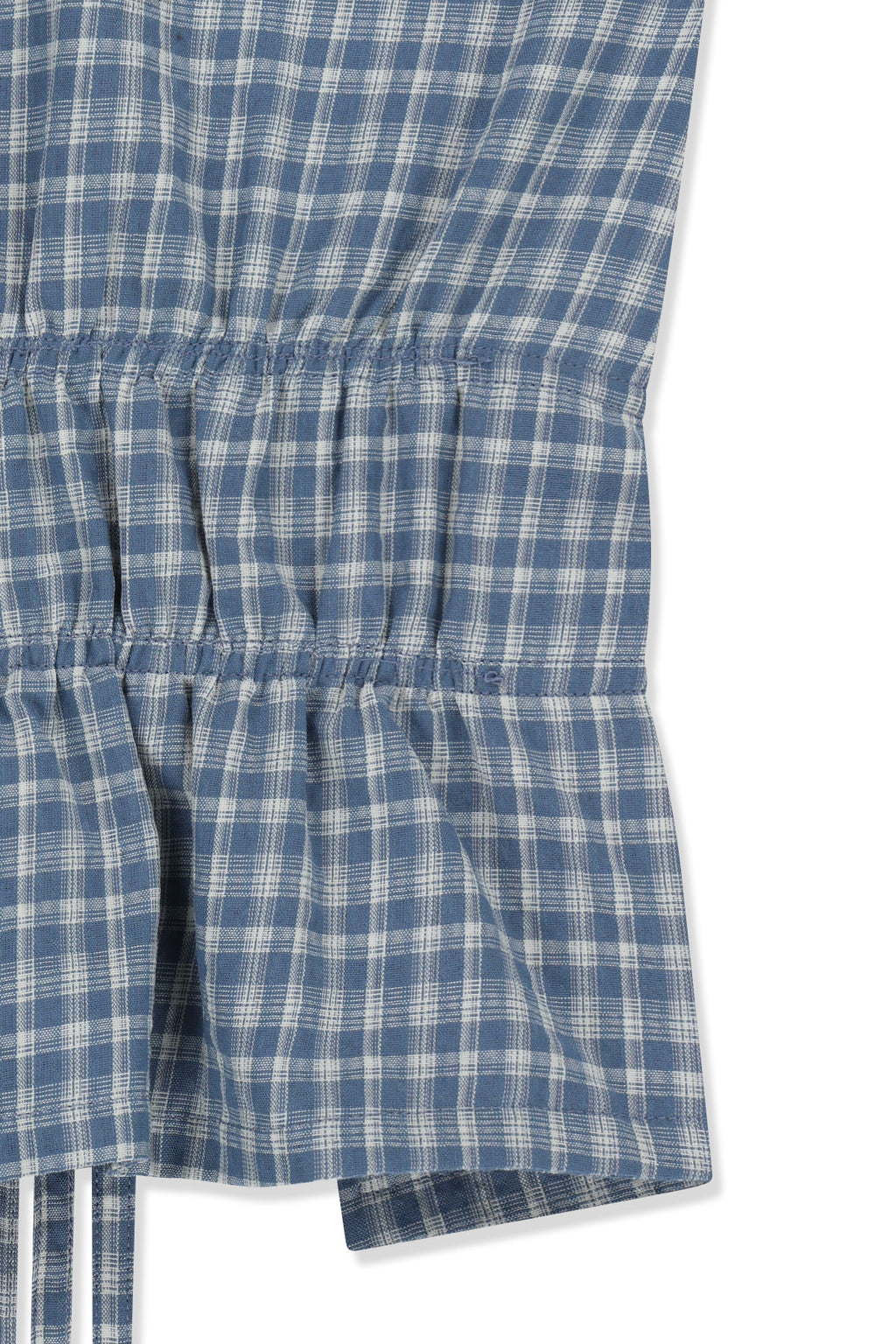 Matin Kim - Halter Neck Shirring Blouse (Blue) product image 4 | TRAB K-Fashion Australia