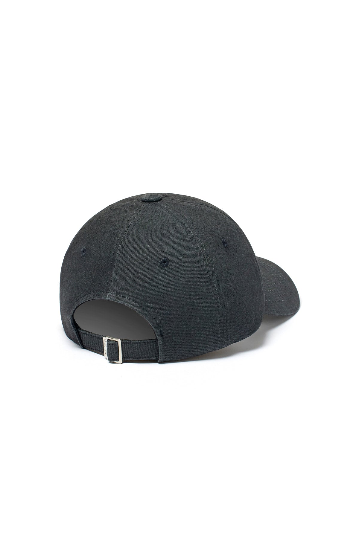 Matin Kim - Cotton Washed Crack Logo Ball Cap (Charcoal) product image 3 | TRAB K-Fashion Australia
