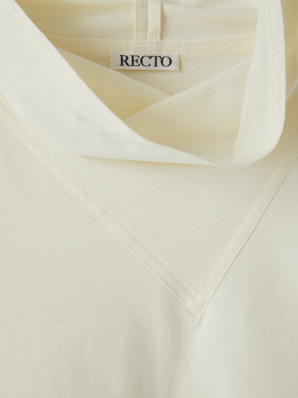 Recto - Scarf Neck Cotton Top (Bean Ivory) product image 7 | TRAB K-Fashion Australia