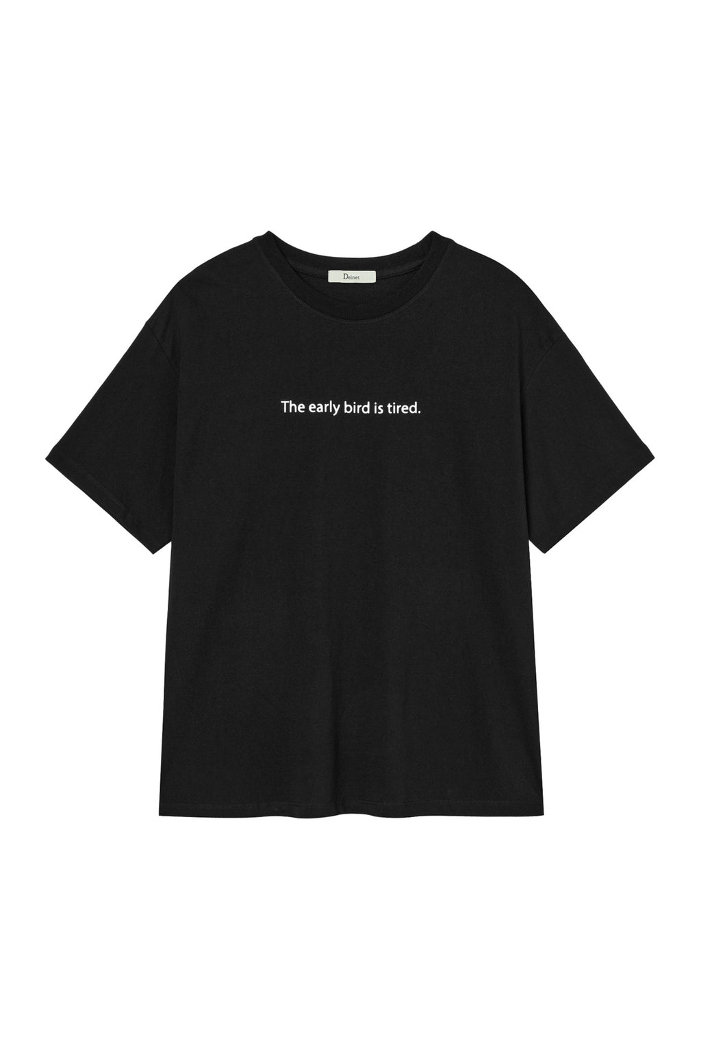 Deinet - The Early Bird Is Tired T-Shirt (Black) product image 1 | TRAB K-Fashion Australia