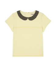 Coyseio - Round Collar Half Blouse (Lemon) product image 1 | TRAB K-Fashion Australia