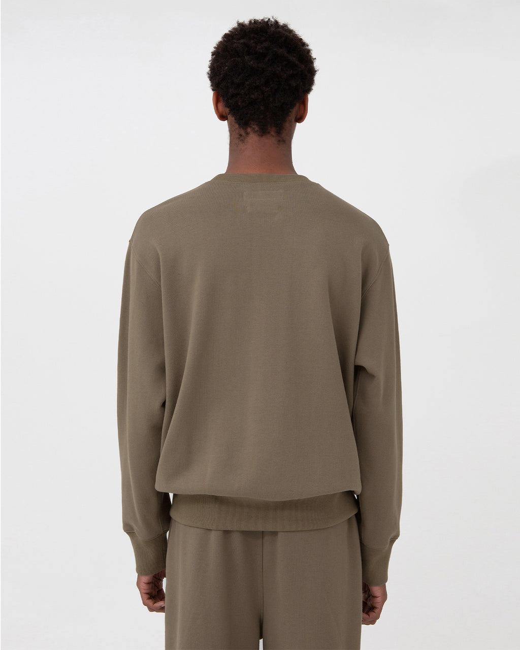 Brownyard - Soft Sweat Half Zip Up (Light Brown) product image 2 | TRAB K-Fashion Australia