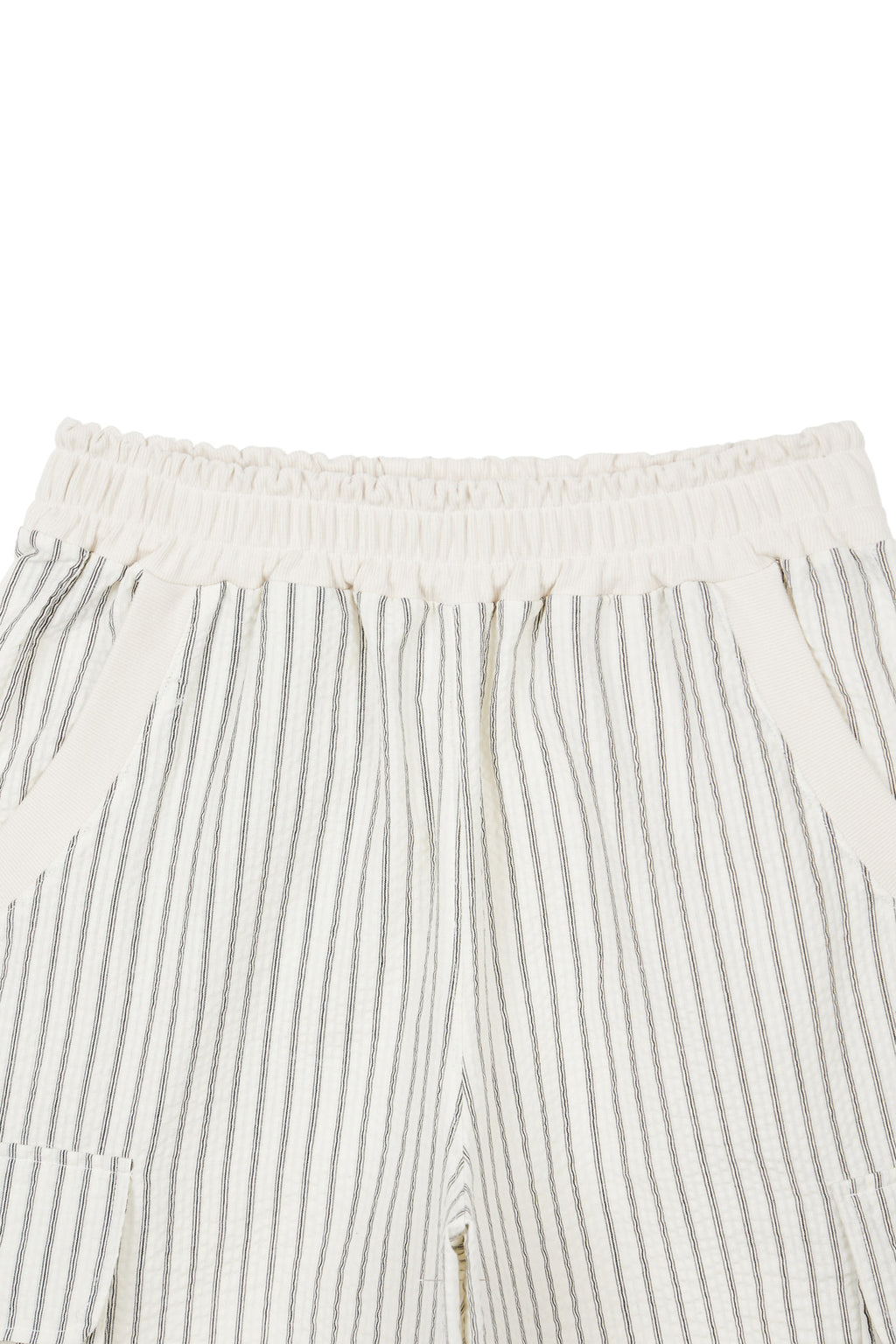 Deinet - Deinet Stripe Bermuda Sweat Pants (Ivory) product image 3 | TRAB K-Fashion Australia