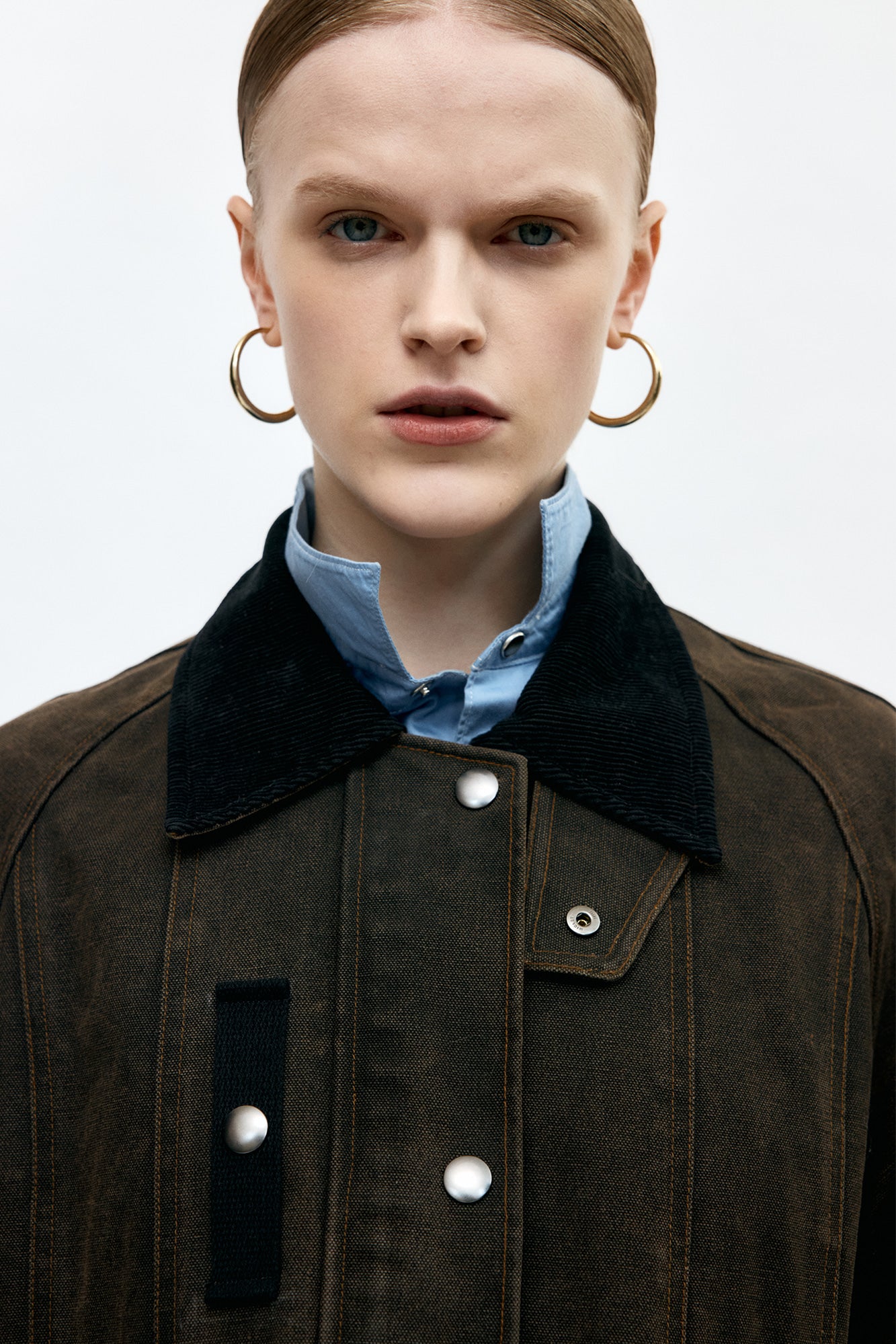Andersson Bell - Kerri Trapez Work Jacket (Brown) product image 3 | TRAB K-Fashion Australia