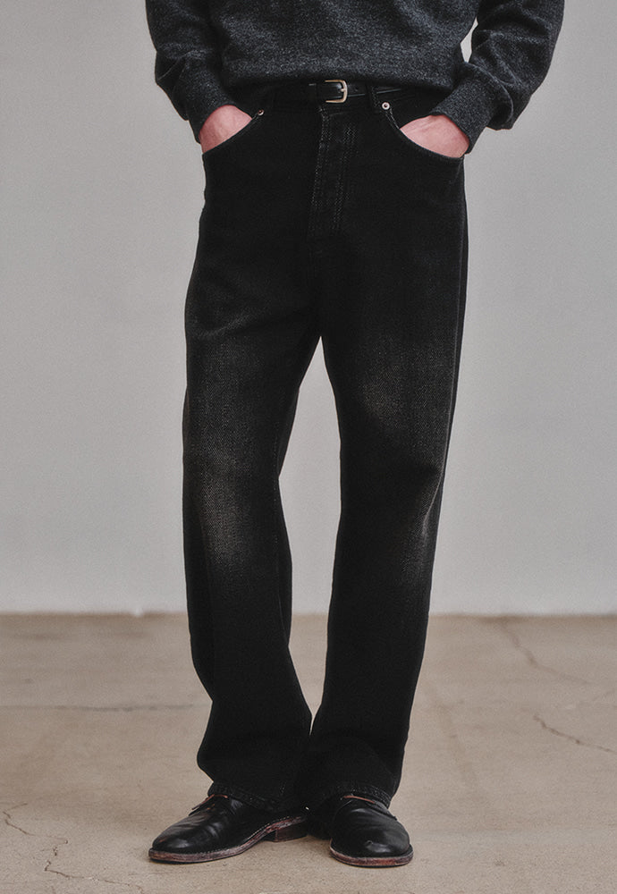 Art if acts - Sashiko 5P Pants_Japanese Fabric (Vintage Black) product image 2 | TRAB K-Fashion Australia