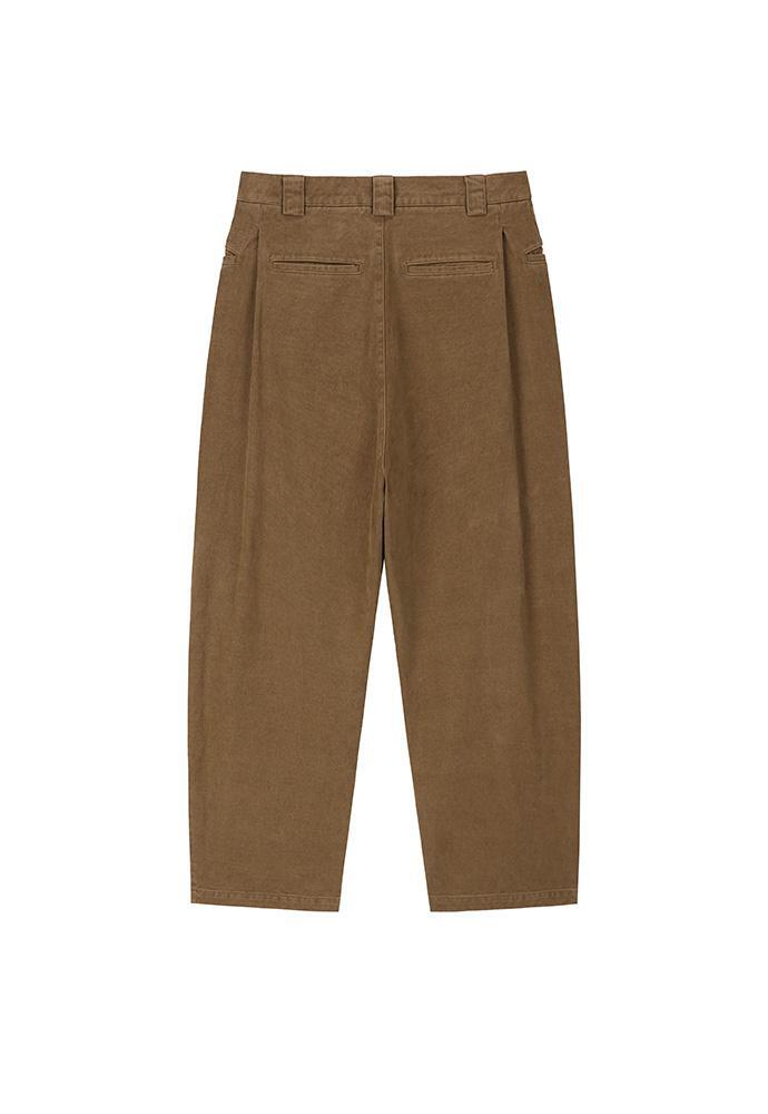 Art if acts - Pocket On Tuck Pants (Camel Brown) product image 7 | TRAB K-Fashion Australia