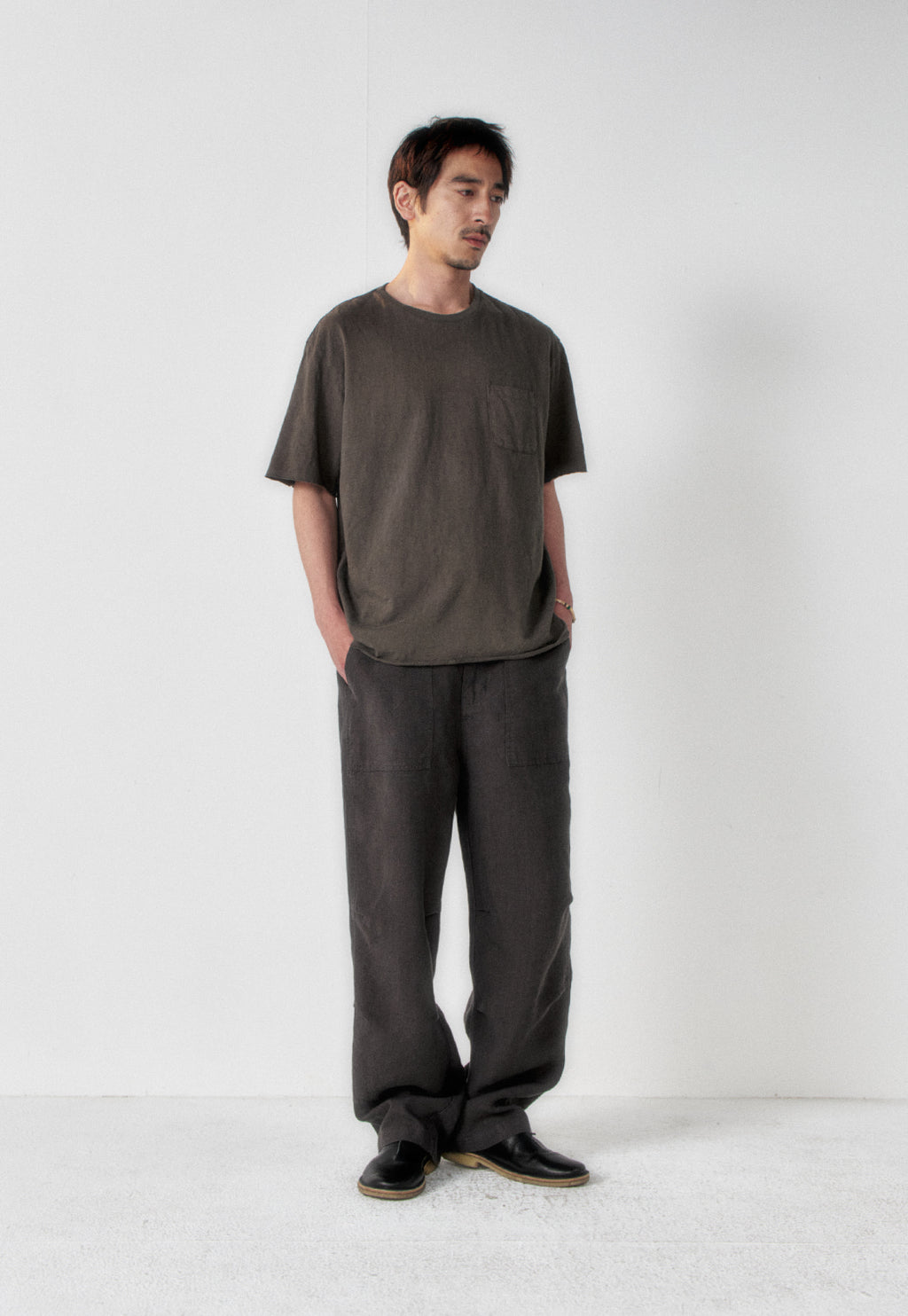 Art if acts - Linen Parachute Pants (Vintage Charcoal) product image 4 | TRAB K-Fashion Australia