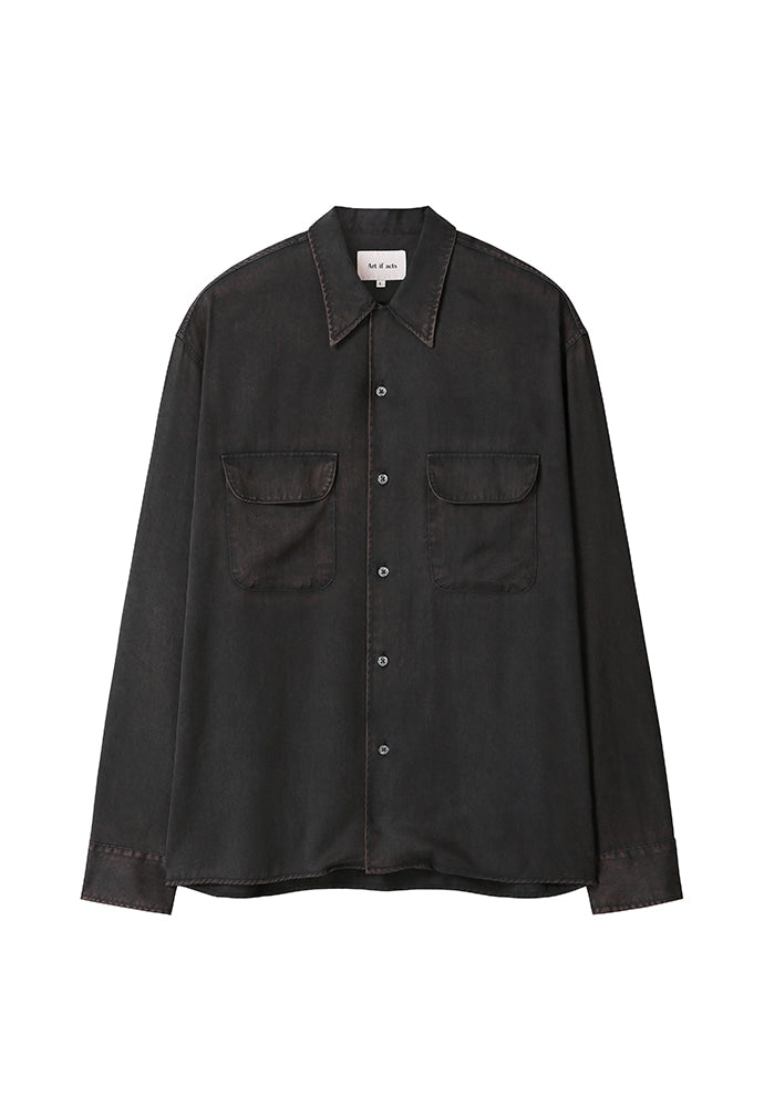 Art if acts - Tencel Two Pocket Shirt (Vintage Navy) product image 6 | TRAB K-Fashion Australia