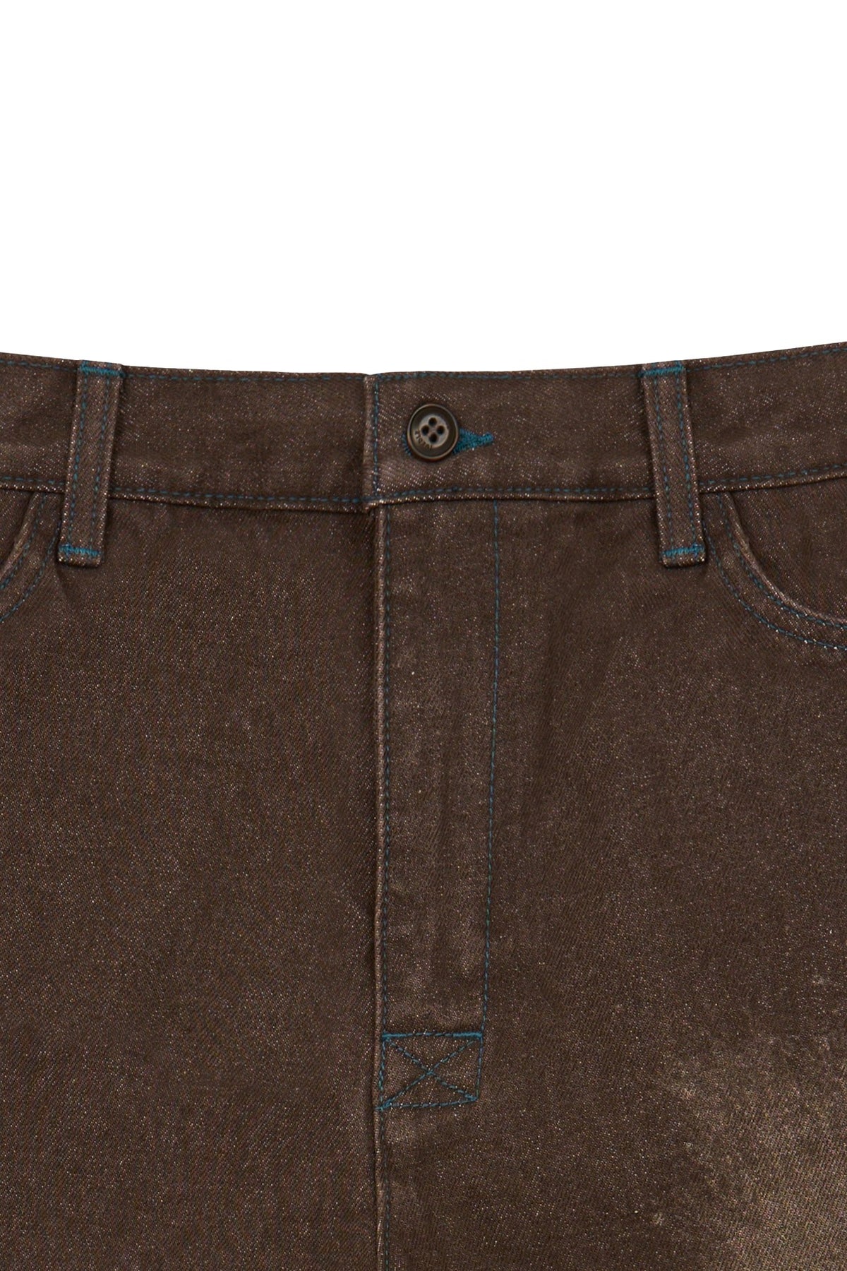 Ioedle - Collision Garden Laser Shorts (Brown) product image 1 | TRAB K-Fashion Australia