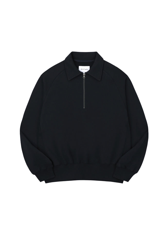 Art if acts - Half Zipup Sweat Shirt (Navy) product image 5 | TRAB K-Fashion Australia
