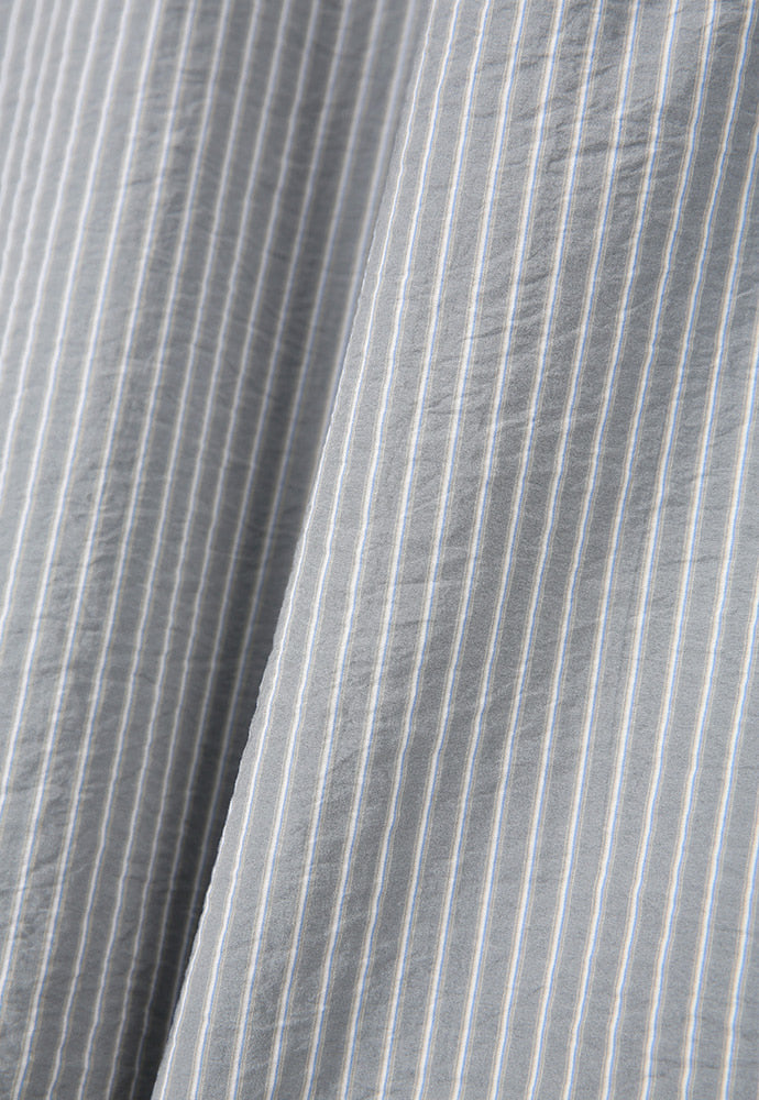 Art if acts - Wrinkle Rayon Shirt (Grey/Liberty Blue) product image 12 | TRAB K-Fashion Australia