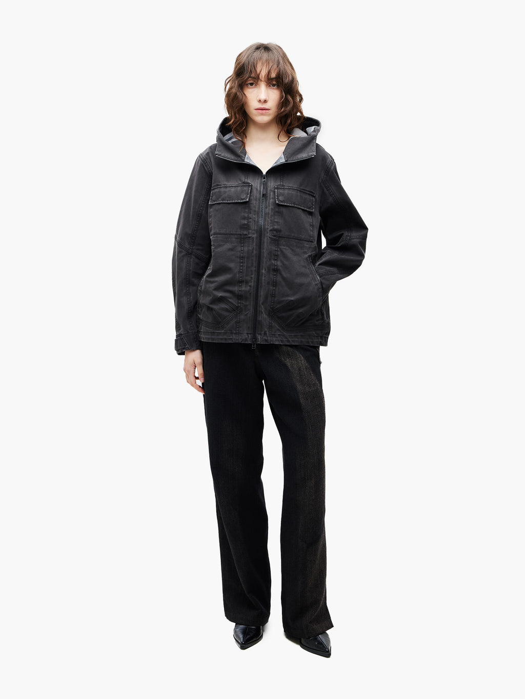 Jiyong Kim - Multi Pocket Jacket (Black) product image 3 | TRAB K-Fashion Australia