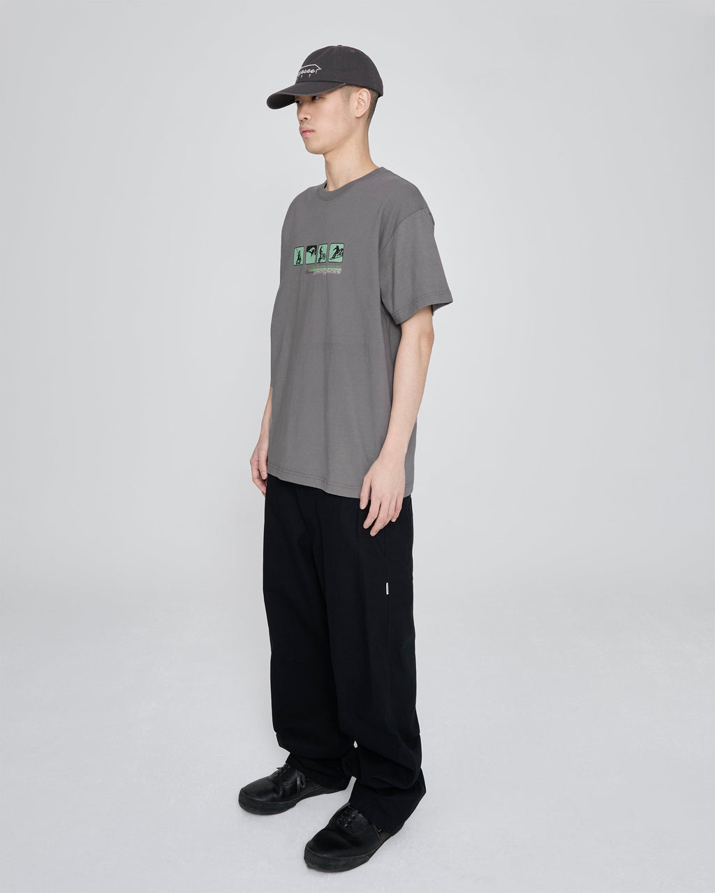 yeseyesee - Y.E.S Outdoor Tee (Dark Grey) product image 8 | TRAB K-Fashion Australia