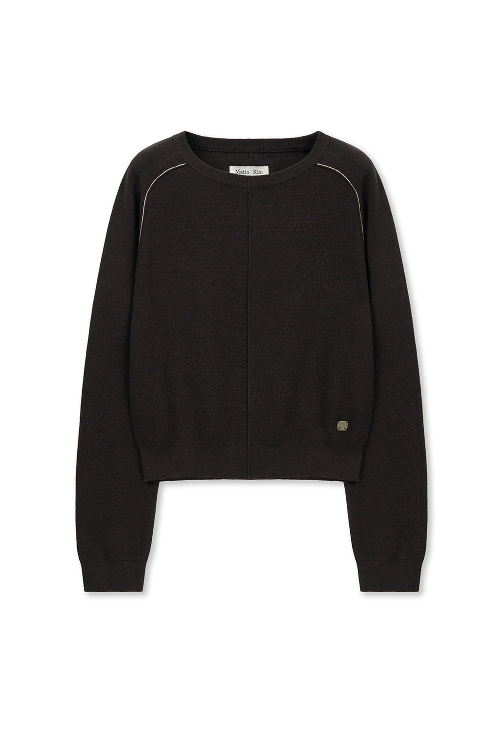 Matin Kim - Raglan Sleeve Knit Pullover (Dark Brown) product image 1 | TRAB K-Fashion Australia