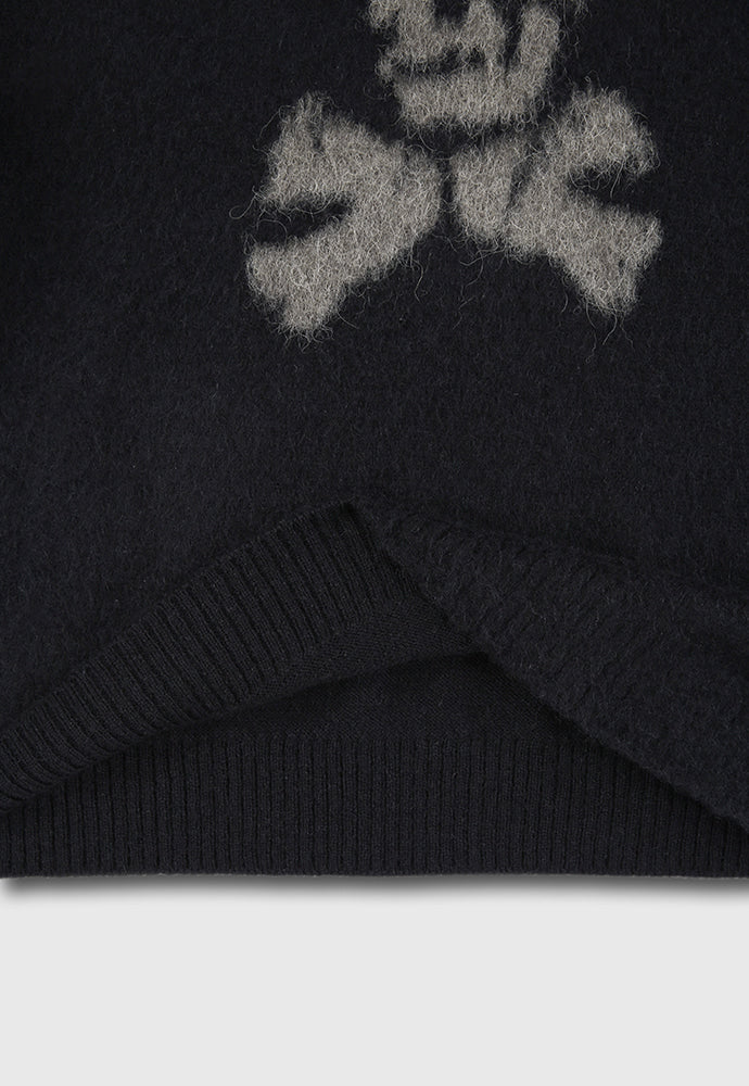 Tonywack - Brushed Alpaca Cranial Bone Sweater (Black) product image 11 | TRAB K-Fashion Australia