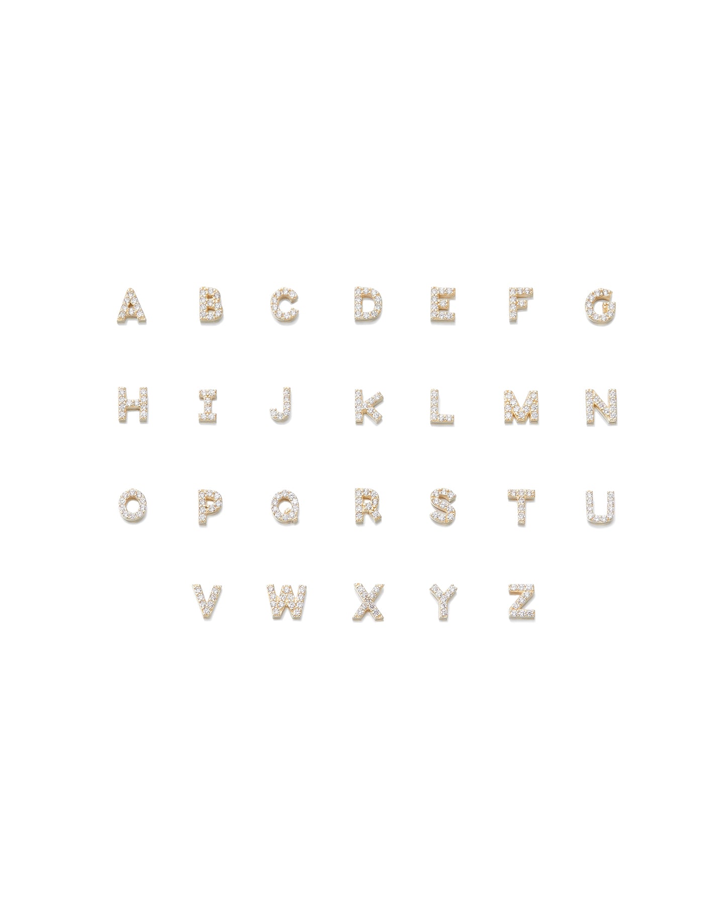 Numbering - Pave Letter Bracelet #3950 product image 8 | TRAB K-Fashion Australia
