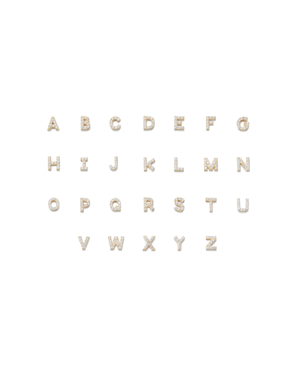 Numbering - Pave Letter Bracelet #3950 product image 8 | TRAB K-Fashion Australia