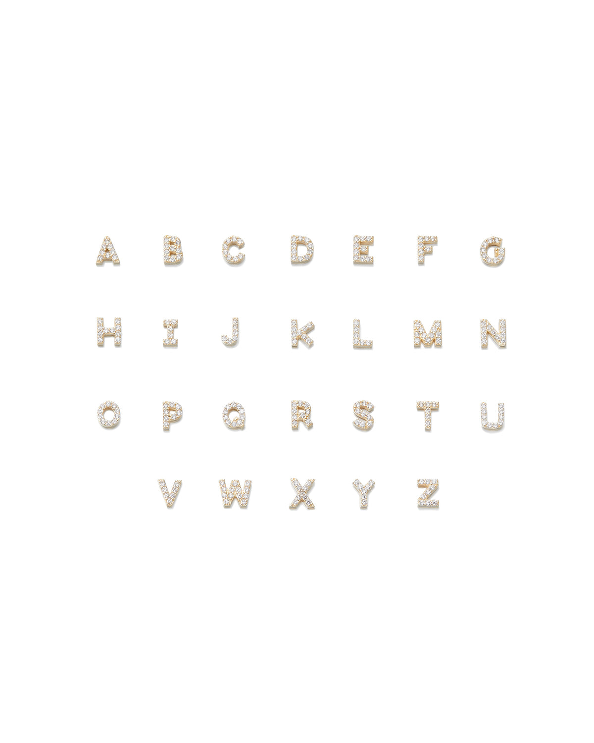 Numbering - Pave Letter Bracelet #3950 product image 8 | TRAB K-Fashion Australia