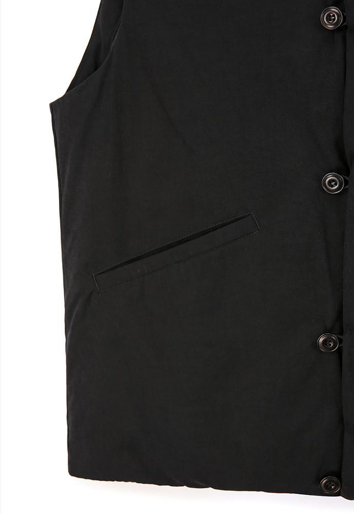 Art if acts - Shawl Collar Down Vest (Black) product image 15 | TRAB K-Fashion Australia
