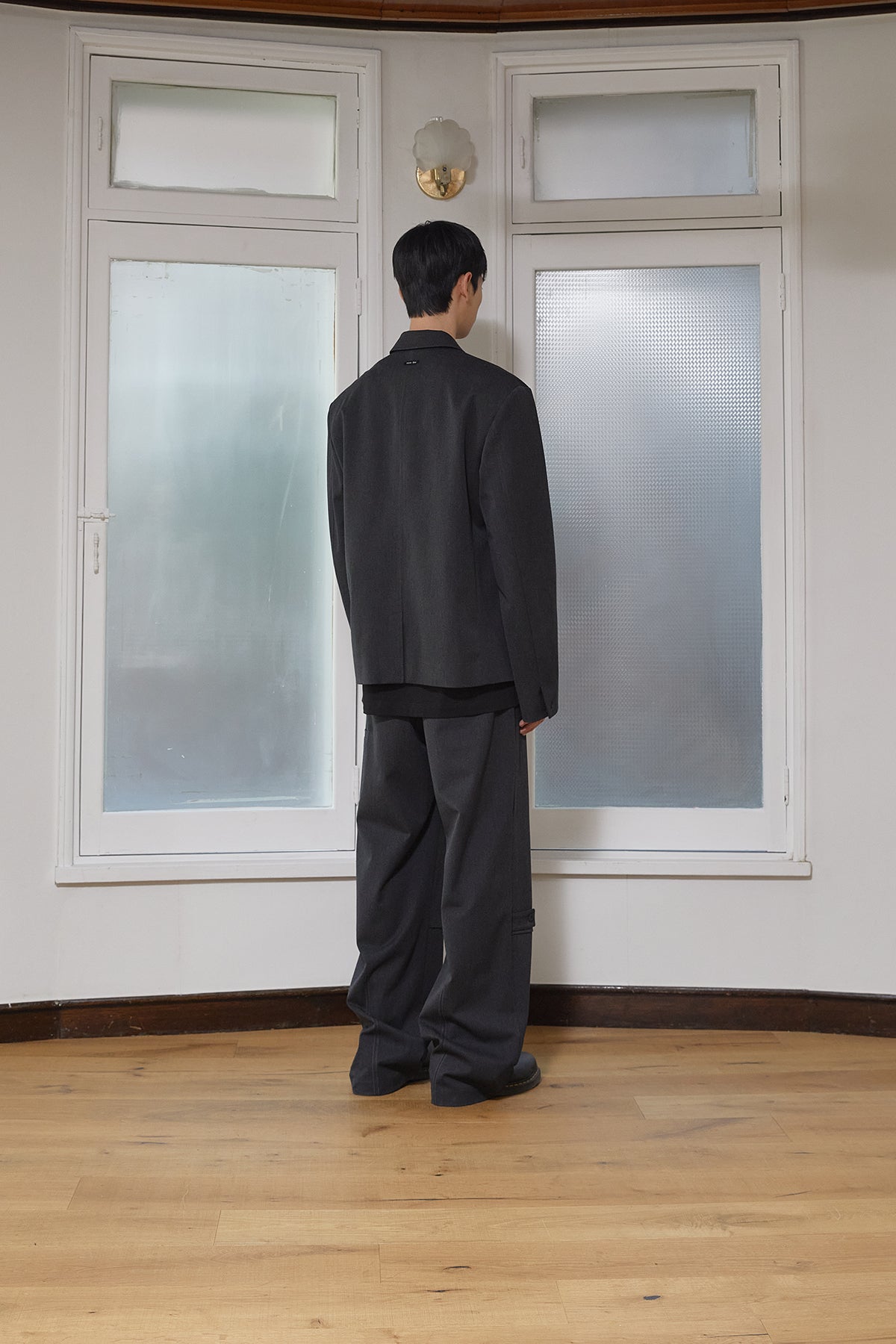 Matin Kim - Stitch Point Single Jacket (Charcoal) product image 9 | TRAB K-Fashion Australia