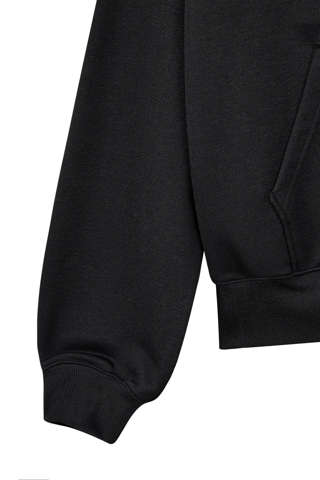 Matin Kim - Back Logo Glitter Hoody Zip Up (Black) product image 4 | TRAB K-Fashion Australia