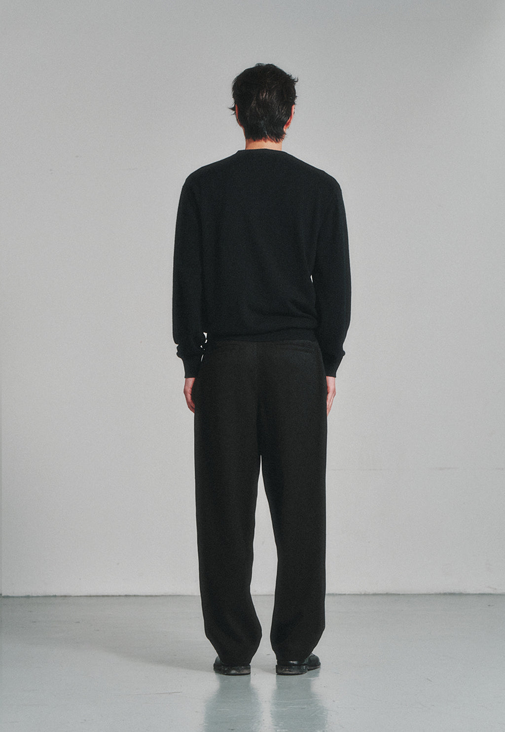 Art if acts - Comfy Side Tuck Curved Trousers (Black) product image 4 | TRAB K-Fashion Australia
